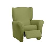Estoralis Borneo | Funda de Sillon Bielástica | Tejido Súper Elástico C/ 05 Verde | para Sillon Relax de 70 a 90 cm. | Protector de Calidad | Súper Ajustable