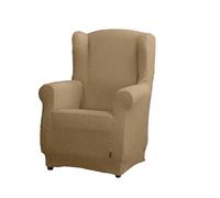 Estoralis Borneo | Funda de Sillon Bielástica | Tejido Súper Elástico C/ 06 Beige | para Sillon Orejero de 70 a 110 cm. | Protector de Calidad | Súper Ajustable