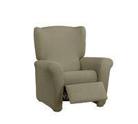 Estoralis Borneo | Funda de Sillon Bielástica | Tejido Súper Elástico C/ 08 Lino | para Sillon Relax de 70 a 90 cm. | Protector de Calidad | Súper Ajustable