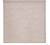 Estoralis | BRAN| Estor Enrollable Diseño Moderno | Sin Taladrar Translúcido Jacquard | Color Lino | 60 x 150 cm (Ancho/Alto) Tamaño Tela 57 x 150 cm | Estores para Ventanas y Puertas