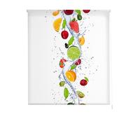 Estoralis Cocina| Estor Enrollable Diseño Moderno|Sin Taladrar Translúcido Estampado | Modelo C-1229 | 45 x 150 cm (Ancho/Alto) Tamaño Tela 42 x 150 cm | Estores para Ventanas y Puertas