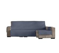 Estoralis Eden | Funda Chaise Longue Moderna | Tejido Acolchado Piedra | Chaisse Longue 290 cm Brazo Derecho Tamaño de Tela 290 x 255 cm (Ancho por Alto) | Protector para Todo Tipo de Sofás