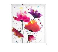 Estoralis Flores y Plantas | Estor Enrollable Diseño Moderno | Translúcido Estampado Digital | Modelo F-3135 | 150 x 180 cm (Ancho/Alto) Tamaño Tela 127 x 175 cm | Estores para Ventanas y Puertas