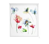 Estoralis Flores y Plantas | Estor Enrollable Diseño Moderno | Translúcido Estampado Digital | Modelo F-3139 | 130 x 180 cm (Ancho/Alto) Tamaño Tela 127 x 175 cm | Estores para Ventanas y Puertas