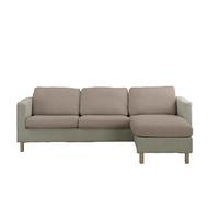 Estoralis Java | Funda Asiento y Respaldo sofá y sillón Bielástica | Tejido Súper Elástico C/ 07 Taupe | Talla S (Entre 50-85 cm x 45-65 cm y 10-20 cm Alto