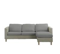 Estoralis Java | Funda Asiento y Respaldo sofá y sillón Bielástica | Tejido Súper Elástico C/ 09 Gris Claro | Talla L (Entre 50-85 cm x 95-130 cm y 10-20 cm Alto