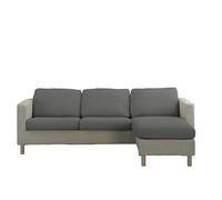 Estoralis Java | Funda Asiento y Respaldo sofá y sillón Bielástica | Tejido Súper Elástico C/ 10 Gris Perla | Talla M (Entre 50-85 cm x 65-95 cm y 10-20 cm Alto