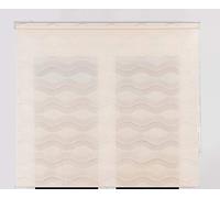 Estoralis JEOR | Estor Enrollable Noche y Dia Diseño Moderno | Doble Tejido | Color Beige | 105 x 180 cm (Ancho/Alto) Tamaño Tela 102 x 175 cm | Estores para Ventanas y Puertas