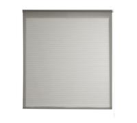 Estoralis | Robert | Estor Enrollable Diseño Moderno | Translúcido Rayas | Gris | 140 x 195 cm (Ancho/Alto) Tamaño Tela 137 x 190 cm | Estores para Ventanas y Puertas