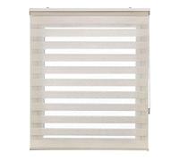 Estoralis - Shae - Estor Enrollable Doble Tejido, Noche y día, Crudo, 170 x 250 cm