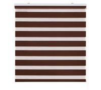 Estoralis - Shae - Estor Enrollable Doble Tejido, Noche y día, Marron, 170 x 250 cm