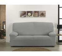 Estoralis Sumatra | Funda de Sillon Bielástica | Tejido Súper Elástico C/ 09 Gris Claro | para Sofá 1 Plaza de 70 a 110 cm. | Protector de Calidad | Súper Ajustable