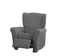 Estoralis Sumatra | Funda de Sillon Bielástica | Tejido Súper Elástico C/ 10 Gris Perla | para Sillon Relax de 70 a 90 cm. | Protector de Calidad | Súper Ajustable