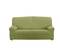 Estoralis Sumatra | Funda de Sofá Bielástica | Tejido Súper Elástico C/ 05 Verde | para Sofá 3 Plazas de 170 a 220 cm. | Protector de Calidad | Súper Ajustable