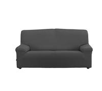 Estoralis Sumatra | Funda de Sofá Bielástica | Tejido Súper Elástico C/ 11 Gris Oscuro | para Sofá 2 Plazas de 120 a 170 cm. | Protector de Calidad | Súper Ajustable
