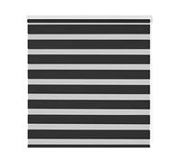 Estoralis Vera Estor Enrollable Doble Tejido, Noche Y Día Negro 125 x 175 cm