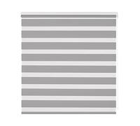 Estoralis Vera | Estor Enrollable Noche y Dia Diseño Moderno | Doble Tejido | Color Gris | 105 x 180 cm (Ancho/Alto) Tamaño Tela 102 x 175 cm | Estores para Ventanas y Puertas