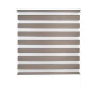 Estoralis Vera | Estor Enrollable Noche y Dia Diseño Moderno | Doble Tejido | Color Tabaco | 125 x 180 cm (Ancho/Alto) Tamaño Tela 122 x 175 cm | Estores para Ventanas y Puertas