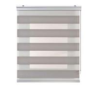 Estores Basic - Estor Noche y Día Top, Estor Enrollable Noche y día para Ventanas y Puertas, Acabados de Calidad, Gris Medio, 200 x 250cm