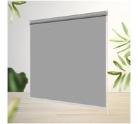 Estores Enrollables Blackout 100%,Cortinas Opacas Resistent UV,Persianas Enrollables Térmicos para Ventanas,Estores Parasol para Balcones,Persiana Blackout Protección Solar,grey-70x100cm/27.5 * 39in