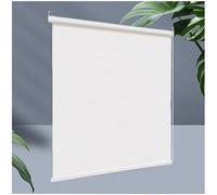 Estores Enrollables Blackout 45/60/85/100/115/130cm, Persianas Enrollables Térmicos para Ventanas, Cortinas Opacas, Estores Enrollables Parasol Impermeables, Personalizable,white-70x125cm/27.5 * 49in