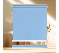 Estores Enrollables Blackout Térmicos 50/65/80/95/110/130cm,Persianas Enrollables De Ventanas,Cortinas Opacas Retráctil,Estor Privacidad Temporale,Persiana Parasol Hogar,blue-85x200cm/33 * 79in