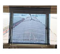 Estores Enrollables Estor Interior Cortinas Enrollables para Ventanas para Barcos Luz de Espejo Unidireccional Que Filtra el Bloqueo del Sol, 60cm / 80cm / 100cm / 120cm / 140cm de Ancho, Cortina de P