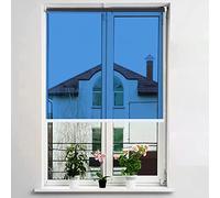 Estores Enrollables Estor Interior Espejo Ciego Unidireccional con Herrajes, Cortinas Enrollables de Protección Solar con Aislamiento Térmico para Dormitorio / Salón / Oficina, 60cm / 80cm / 100cm / 1