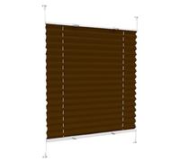 Estores enrollables Estor Plisado Opaca 25 x 60 cm, Sin taladrar, Opaco, Deja Pasar la luz, Estor Enrollable Diseño Moderno, Estor Opaco y Enrollable, para Ventanas, Puertas, Marrón