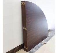 Estores Enrollables Mesa Redonda Plegable Extensible de 240 cm, 220, 200, 180, 160, 140 y 120 cm, Mesa de Comedor portátil de 4 Pliegues(130 cm/51 Inch)