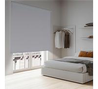 Estores enrollables Opacos con Tejido de Calidad. Estor Opaco Blackout Persiana Opaca Que aporta Oscuridad. Cortinas Dormitorio Opacas Novedad STORESDECO | Blanco 100 x 250 cm