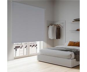Estores enrollables Opacos con Tejido de Calidad. Estor Opaco Blackout Persiana Opaca Que aporta Oscuridad. Cortinas Dormitorio Opacas Novedad STORESDECO | Blanco 180 x 250 cm
