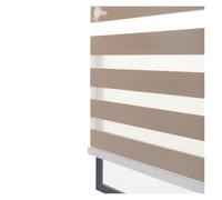 estores enrollables opacos Persianas enrollables Opacas, persianas con Cuentas for Ventana, Sistema de Resorte un Toque(Brown,W150XH230)
