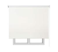 Estores enrollables Opacos Premium, Estor Opaco para Máxima Privacidad con Fácil Instalación en Techo o Pared, Persiana Opaca para Salon o Dormitorio STORESBASIC Hueso 120x250