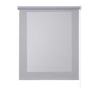 Estores enrollables Screen con Tejido técnico Aislante térmico Estor Enrollable Termico Screen translucido para Interior Ventanas y Puertas STORESDECO 150x250 cm Gris
