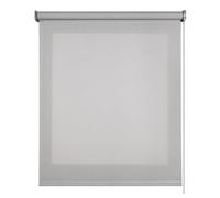 Estores enrollables Screen Premium con Tejido técnico Acabados en Aluminio con Tubo Grueso de 38 mm Protección Solar y Aislante térmico STORESDECO Estor Gris 160x180 cm