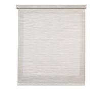 Estores enrollables Screen Premium con Tejido técnico Acabados en Aluminio con Tubo Grueso de 38 mm Protección Solar y Aislante térmico STORESDECO Estor Gris-Beige 220x180 cm