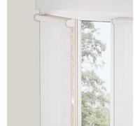 Estores enrollables Sin taladrar Clip to Fit Traslúcidos Capri | Color Blanco | 60 x 200 cm (Ancho x Alto) | Tamaño de la Tela 57 x 200 cm | Cortinadecor