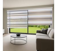 Estores Noche y Día de Calidad con Doble Tejido Elegantes para Ventanas de Interior y Puertas. Elige la privacidad y el Paso de la luz STORESDECO Tricolor 140 x 180 cm (Ancho x Largo)