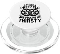 Estos Pretzels me están Haciendo Pretzel sediento del Oktoberfest PopSockets PopGrip para MagSafe