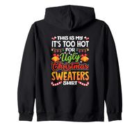 Estos Son mis suéteres navideños de It's Too Hot For Ugly Sudadera con Capucha