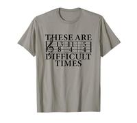Estos Son Tiempos DIFÍCILES Funny Music Teacher Musician Meme Camiseta