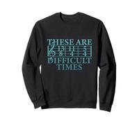 Estos Son Tiempos DIFÍCILES Funny Music Teacher Musician Meme Sudadera
