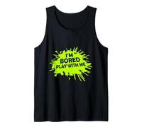 Estoy Aburrido Jugar Conmigo. Decir una declaración sarcástica Divertida Camiseta sin Mangas