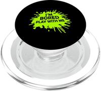 Estoy Aburrido Jugar Conmigo. Decir una declaración sarcástica Divertida PopSockets PopGrip para MagSafe