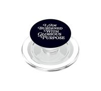 Estoy agobiado con un propósito Glorioso Cita Meme Dicho Divertido PopSockets PopGrip para MagSafe