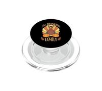 Estoy Agradecido por el Divertido peregrino del Pavo de Acción de Gracias de mi Familia PopSockets PopGrip para MagSafe