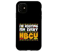 Estoy apoyando a Cada HBCU - Black History African Pride Carcasa para iPhone 11