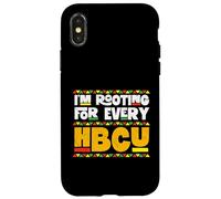 Estoy apoyando a Cada HBCU - Black History African Pride Carcasa para iPhone X/XS