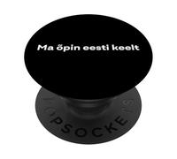 Estoy aprendiendo estonio. Palabra Divertida en estonio PopSockets PopGrip Adhesivo